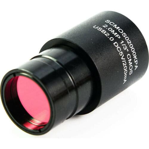 CMOS USB 2.0MP USB Universal Digital Eyepiece Microscope Camera Electronic Eyepiece Mounting Size 23.2 mm HD with Ring Adapters