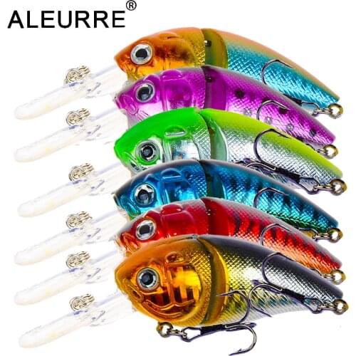 Two Sections Crankbait Fishing Lure 90mm 14.5g Topwater Artificial Japan Hard Bait Minnow Swimbait Trout Bass Carp Fishing Pesca