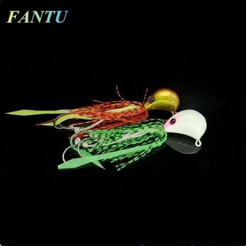 FANTU Sea Fishing Octopus Squid Lure 80g Fishing Spinner Jigs Sinking Bait With Mustad Hook 2PCS
