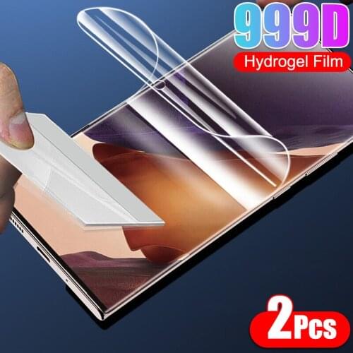 Hydrogel Film Soft Screen Protector For Samsung Galaxy Note 20 Ultra 5G 10 Lite S20 FE S8 S9 S10 PLus S10E A50 A51 No Glass