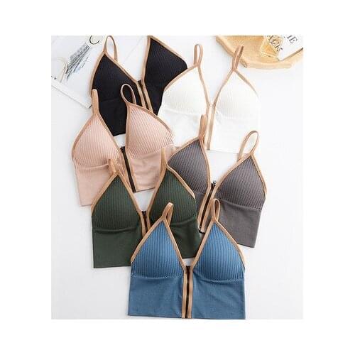 Korean striped crop tops slim fit tanke top women built in bra off shoulder sleeveless versatile camisole