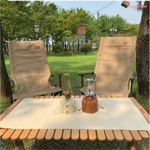 Leather outdoor table mat PU leather tablecloth camping picnic table mat carpet heat insulation oil proof table mat