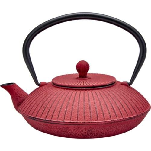 Red Rouge Teapot 780 Ml Tea Brewing Teapot Kitchen Decorative