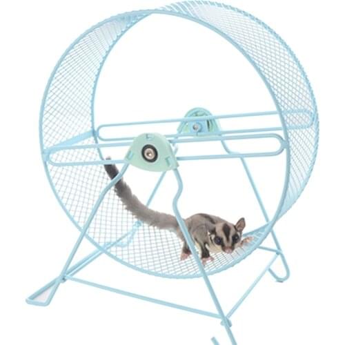 Small Pet Hamster Running Wheel with Stand Household Running Jogging Toy Playing