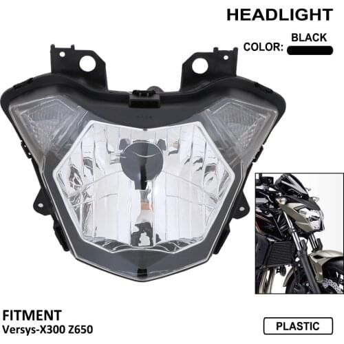 Motorcycle Front Headlight Headlamps Assembly For Kawasaki Versys-X300 Z650 Versys X300 Z 650