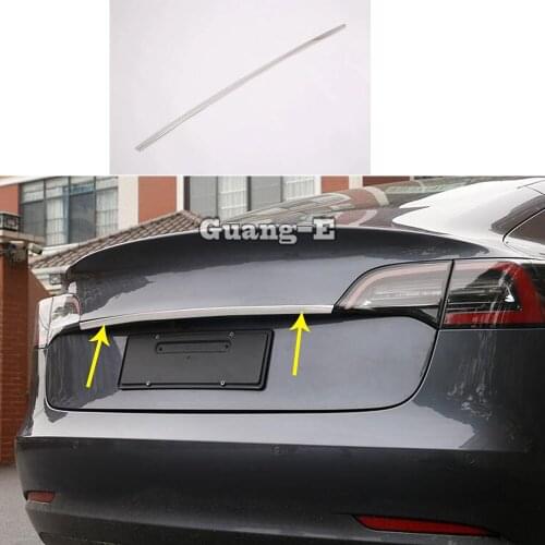 For Tesla Model 3 Model3 2018 2019 2020 Car Sticker Body Rear Back Tail Bottom Hoods Pedal Trunk Cover Protection Bumper Trim
