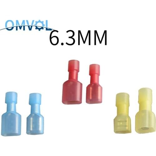 6.3mm nylon all insulated Crimp male and female Terminal Connector