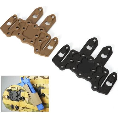 Molle Speed Clip Platform Holster Rail Case-Mount Hunting Accessories Gun-Holster Adapter Speed Clip Mount Hunting Accessories