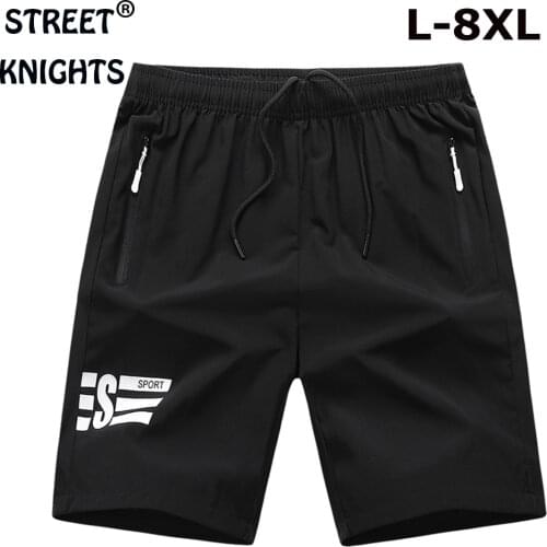 New Shorts Mens Summer Portswear Jogger Breathable Casual Workout Men Short Four-Sided Elasticity Clothing Beach Male Short