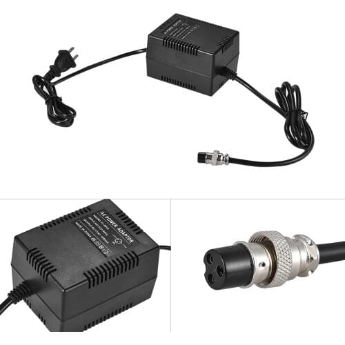 Mixing Console Mixer Power Supply AC Adapter 18V 1600mA 60W 3-Pin Connector 220V Input for 10-Channel or above Mixing Consoles