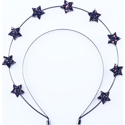 Girls Lolita Star Halo Crown Vintage Headband Halo Headpiece Party Stars Headdress