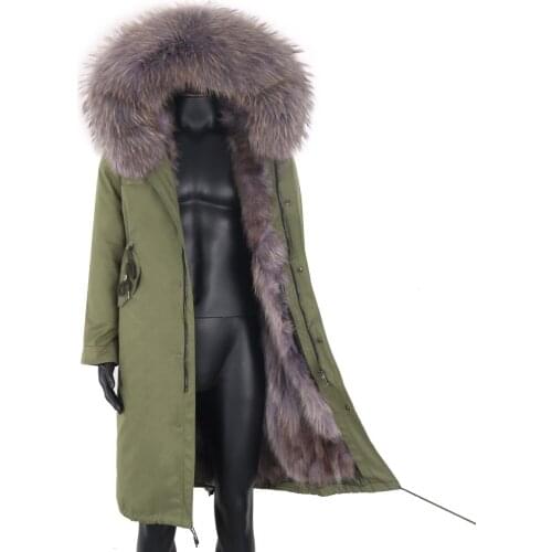 Winter Men Coat X-Long Waterproof Parkas -20 Degree Fox Fur Lined Jacket Raccoon Fur Hooded Outdoor Thick Warm Snow Coat