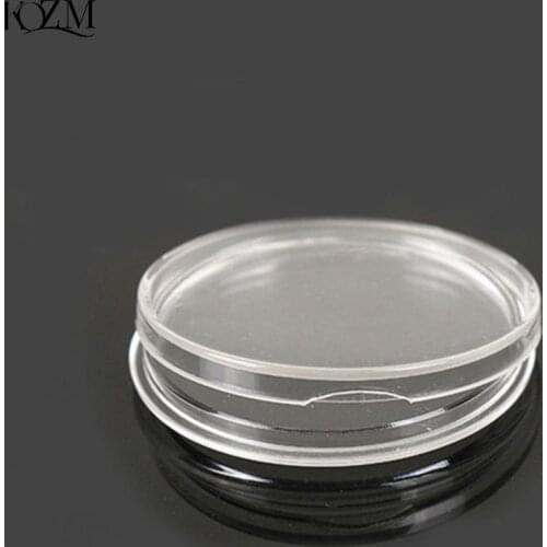 10 Pcs/set Clear Round Plastic Cases Coin Storage Holder 30mm High Quality