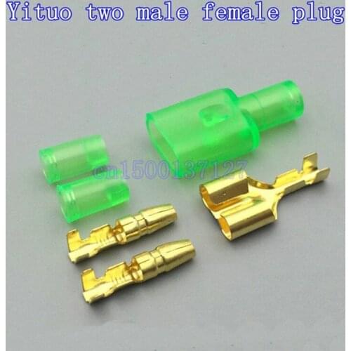 20 sets of yituo against male female plug terminal bullet connectors Pluggable male female plug