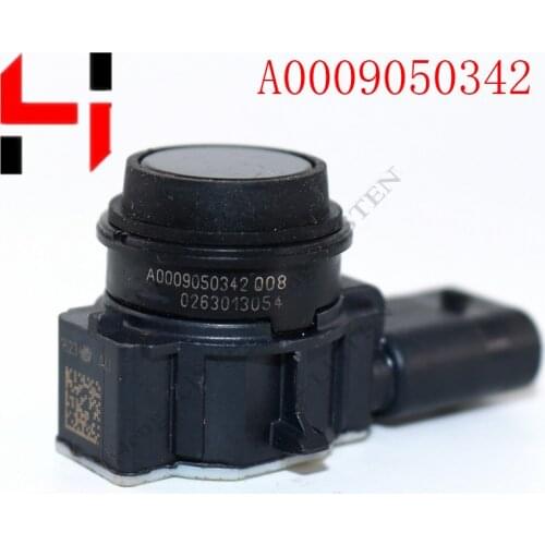 4pcs) A0009050342 Parking Sensor Distance Control Sensor Car Detector For A-Class B-Class SL GLK White Color 0009050342