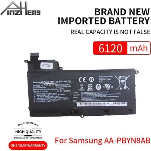 PINZHENG Laptop Battery For Samsung AA-PBYN8AB BA43-00339A AA-PLYN8AB 530U4B NP530U4B NP530U4BI NP535U4C Serie NP530U4C Serie