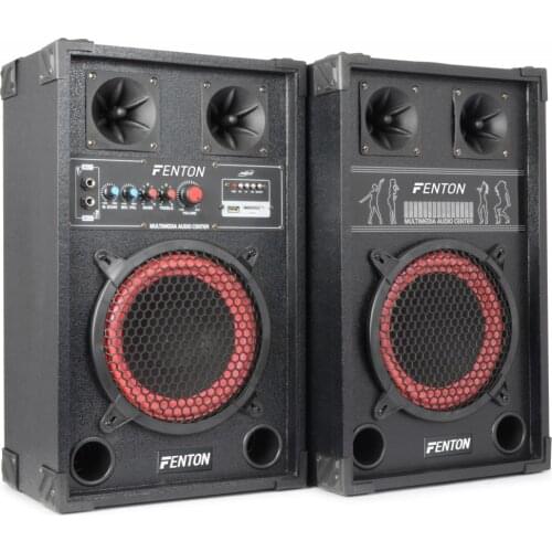 Fenton SPB8 active speaker couple karaoke 8 "and 400W with Bluetooth, MP3/USB ref.178.438