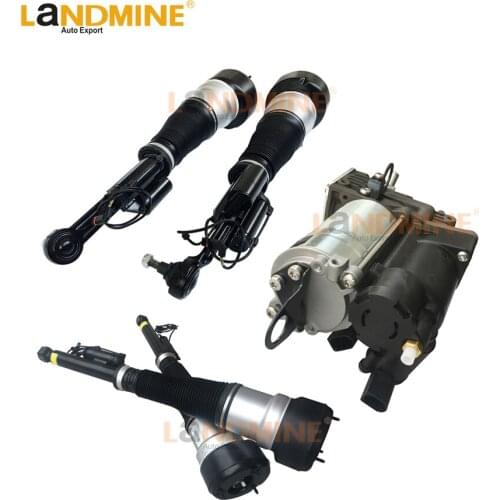 Free Shipping Front Shock Absorber Rear Air Spring Air Pump Fit Mercedes W221 4matic 2213201604 2213200438(538) 2213205613(513)