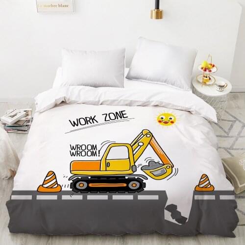 Car Cartoon Kids Duvet cover Quilt/Blanket/Comfortable Case Bedding for children baby girls 140x200 240x220 for Home zone