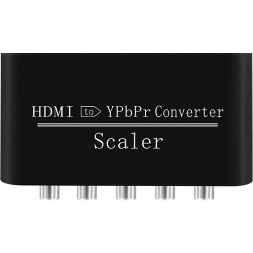 HDMI Converter HDMI to YPbPr 5RCA RGB with Scaler Adapter Support 1080P for HDTV Monitor