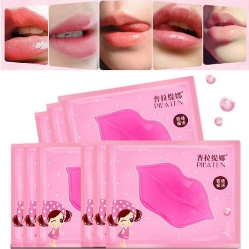 5Pcs PILATEN Crystal Lip Mask Moisturizing Remove Dead Skin Anti Chapped