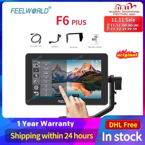 NEW Portkeys P6 4k Monitor thin and Ultra-Narrow Bezel 5.5" IPS Monitor ,3D LUT/ Luma&RGB Waveform / Power bank portable monitor