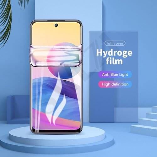 Soft full cover for Redmi note 7 8 10X pro 7S 8T 9 9S 9T 10 pro Max 10S screen protector hydrogel film Not Glass protective film