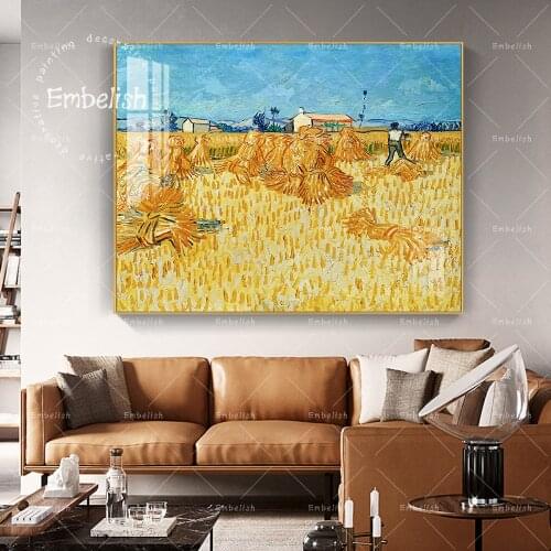 1 Pieces Famous Artworks By Van Gogh Wall Art Posters For Living Room Quality HD Canvas Paintings Modern Home Decor Pictures