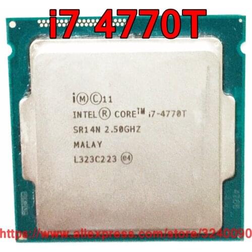 Original Intel CPU core i7 4770T Processor 2.50GHz 8M 45W Quad-Core i7-4770T Socket 1150 free shipping