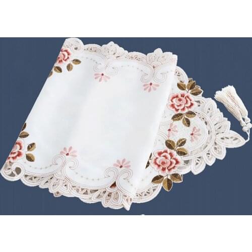 Modern and fashionable American european-style new Chinese table cloth art, TV ark, bed flag, tea table flag