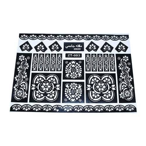 Henna Stencil ZT - 003