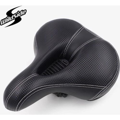 Bicycle Saddle Exercise Spring bike pad selle leather carbon fiber mtb road bike mat rail cushion cycling Comfortable gel seat