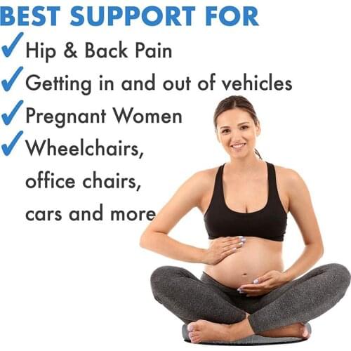 360 Degree Rotation Cushion Car Seat Foam Mobility Aid Chair Seat Revolving Cushion Swivel Car Memory Foam Mat Chair Pad z2