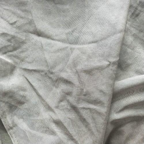 Silver fiber shielding fabrics