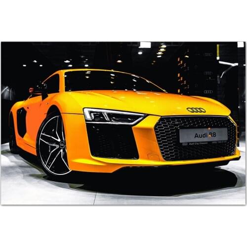 1 Piece Canvas Painting Super Car R8 HD Posters and Prints Wall Pictures for Living Room Decor