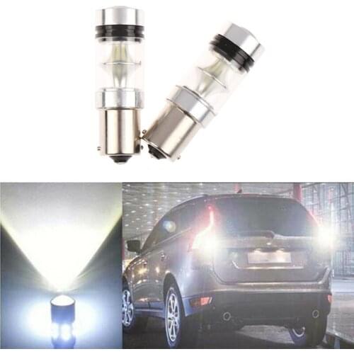 1Pc P21W BA15s 1156 LED Canbus Reversing Light Auto Reverse Backup Lamp Bulbs For BMW Hyundai Mazda Ford New Focus