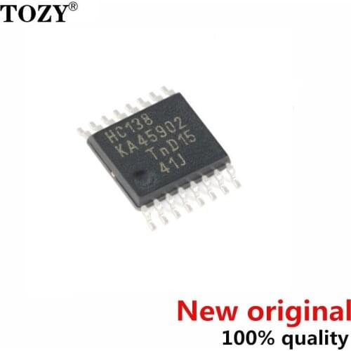 10pcs / lot new original 74hc138pw 3 to 8-wire decoder / demultiplexer; invert