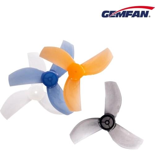 24pcs/12PAIR Gemfan Mirco Props 35mm 3-Blade PC Propeller 1.0mm for RC FPV Racing Freestyle FPV Tinywhoop Drones 08028 Motors