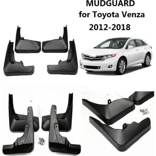 For Toyota Venza 2012 2013 2014 2015 2016 2017 2018 Fender Mud Guard Flaps Splash Flap Mudguards Car Accessories 4PCS