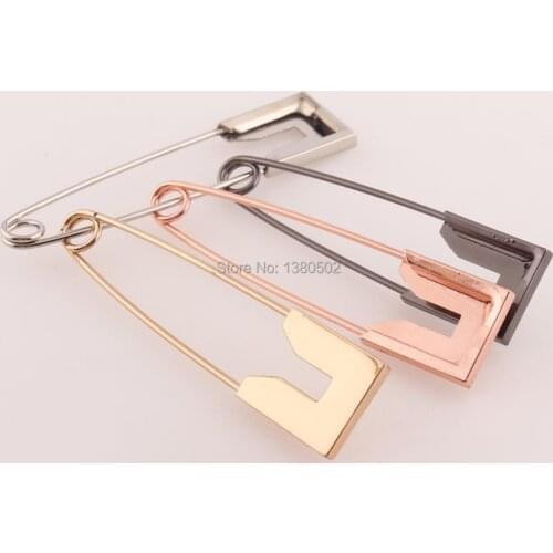 5pcs /lot 80mm silver/rose gold /black /gold color large Safety Pins Brooch Pins shawl pins metal Sewing Tool