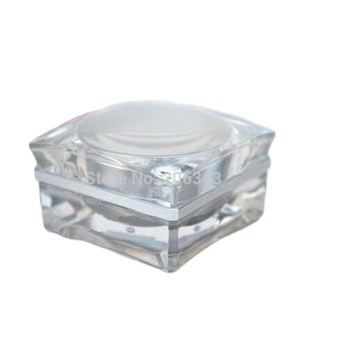 15g silver patels shape acrylic cream bottle,eyecream jar,Cosmetic Jar,Cosmetic Packaging