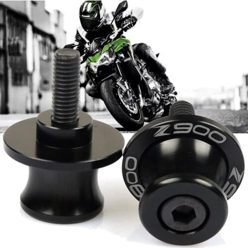 CNC Motorcycle Accessories For Kawasaki Z900 Z 900 2017 2018 2019 2020 2021 Frame Stands Screws Sliders Swingarm Spools Slider