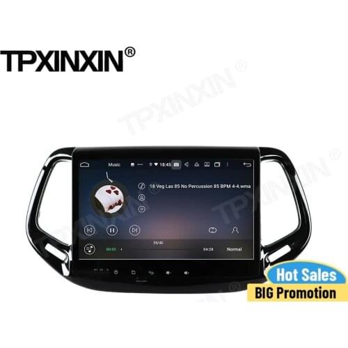 Carplay Car Radio Stereo Receiver Android For Jeep compass 2016 2017 DSP GPS Player Auto Audio Head Unit