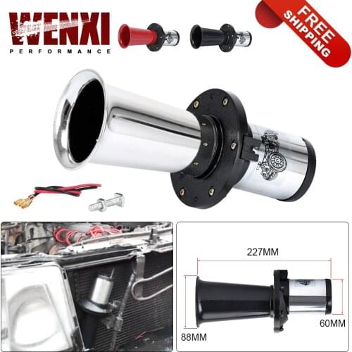 Car Air Horn Antique Ahooga Klaxon 12V Vintage OO-GA Classical for Ford Model T Style Old School Chrome 110DB Motorbike WX-LB03