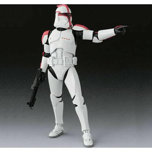 Wars SHF Clone Trooper Phase I Captain 5.5" Action Figure