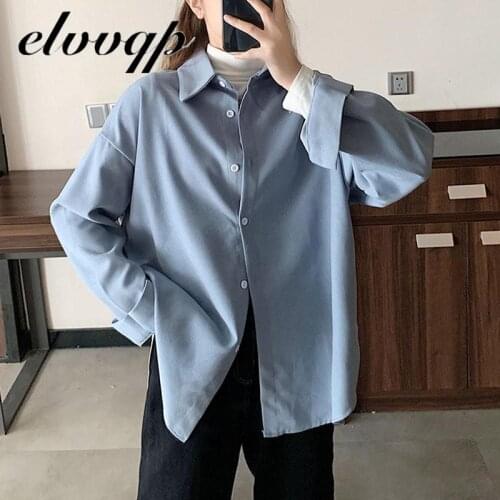 Блузки на пуговицах Elvvqp China At AliExpress