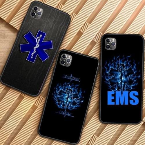 Ems Medical Rescue EMT Phone Case for iPhone 11 12 mini pro XS MAX 8 7 6 6S Plus X 5S SE 2020 XR