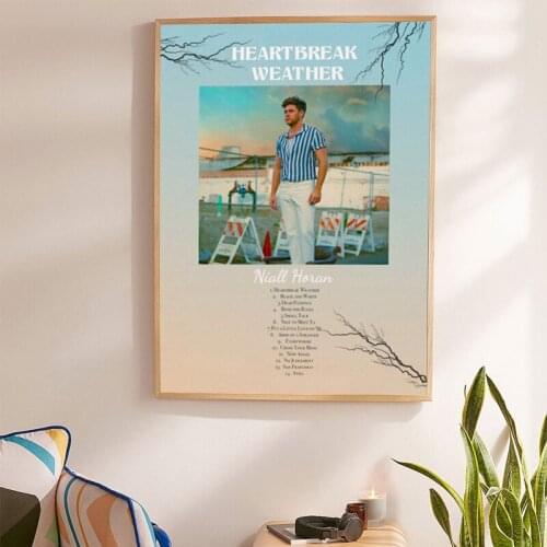 Niall Horan Heartbreak Weather Music Album Poster Art Prints Pop Rock Music Singer Star Canvas Painting Wall Art Pictures Decor