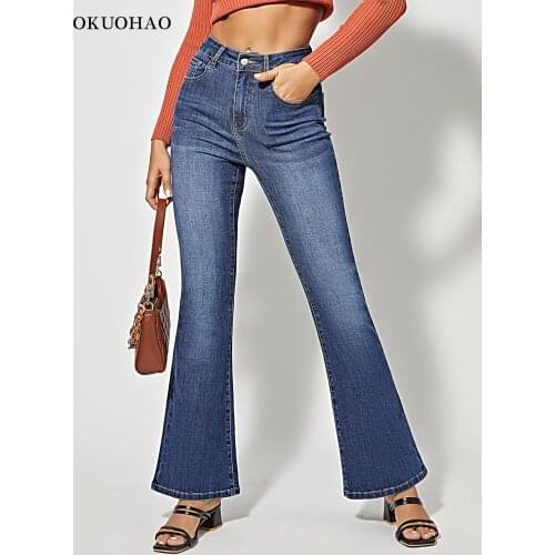 Okuohao Women's Flared Jeans