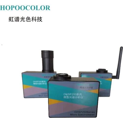 Portable PAR PPFD Spectrometer for Agriculture test CCT CRI Lux Spectrum Wavelength OHSP250P